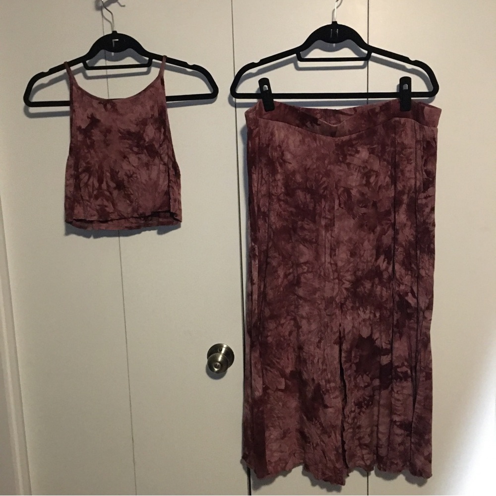 Shein Tie Dye Skirt Set Size 4x Preowned